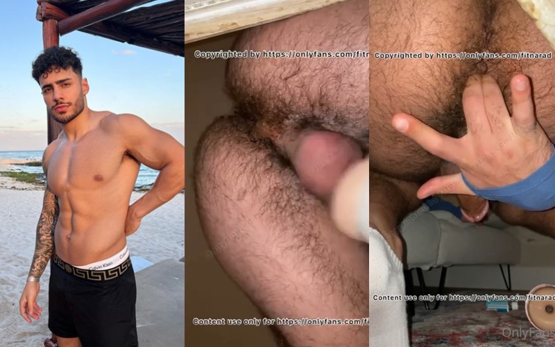 Fitnarad shows off his hairy hole and fucks a fleshjack